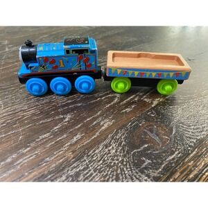 Thomas Wooden Railway Birthday Train w/out Musical Cake 2003 Party Balloons